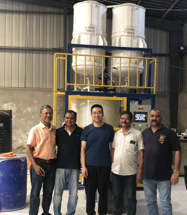TomPang721231's tweet photo. Full-Automatic Operation Machine for synthesizng Polycarboxylate Based Superplasticizer Exported and Installed in India. https://t.co/TNrrigsVDM