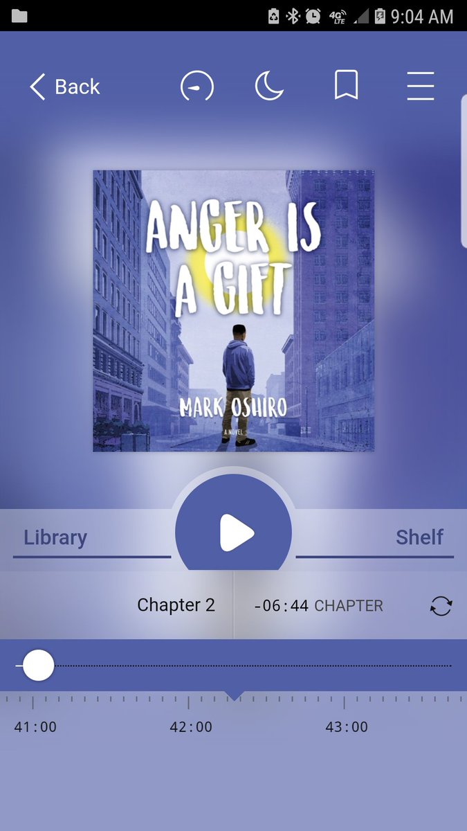 MrsBNashville's tweet image. Homeward bound to Nashville from an extended family beach trip. Anger is a Gift by @MarkDoesStuff on the @NowatNPL Libby by @OverDriveLibs app keeping us company. We loved seeing / hearing Oshiro at #ProjectLITSummit19 a couple weeks ago! My teen says he&apos;s the funniest ever.