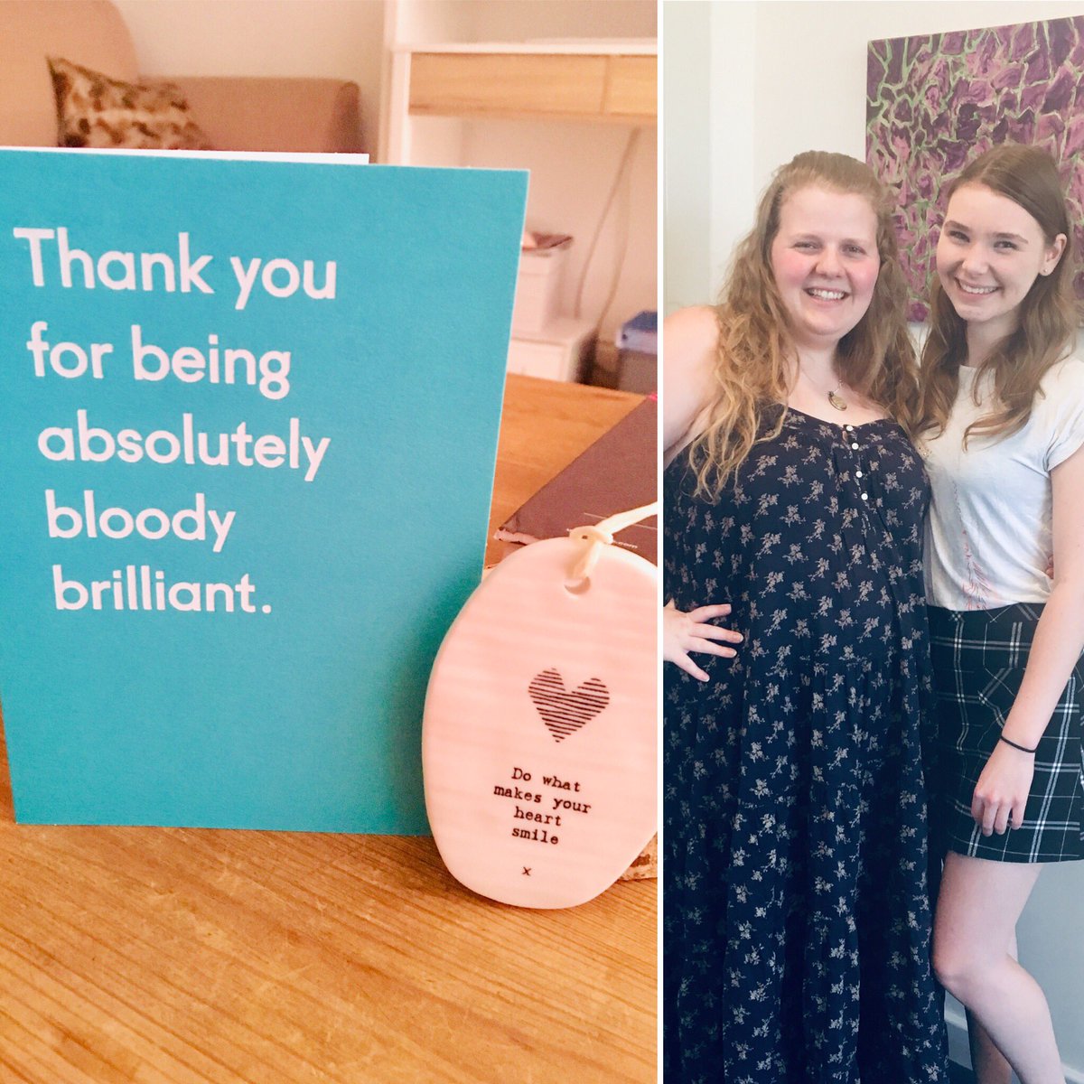 leahfogo's tweet photo. Can’t believe it was my last lesson today with this incredible human. Gonna really miss you Freya! Thanks for my beautiful present & card which made me WEEP and for always filling my Saturday mornings with laughter, gossip & stagey singing! 💛 #4years #MTforever #magirl #onwards https://t.co/KyZ4j2E3A1