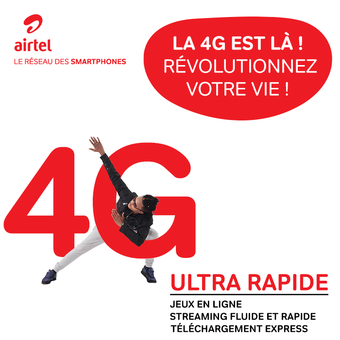 airtelniger's tweet image. #AirtelLaRevolutionInternet4G
As-tu l'habitude de faire des téléchargements, du streaming et des jeux en ligne ? 
La 4G est un cadeau pour toi ! N'attend plus 😉!