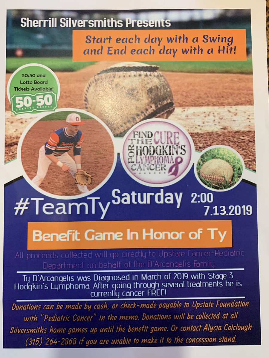 TDArcangelis1's tweet image. Would love to see you come out and support an amazing facility. All funds go to Upstate Cancer Center Pediatrics Dept. to support families and kids fighting cancer. Thank you @Smittiebaseball Baseball Club. Please retweet to spread the word.