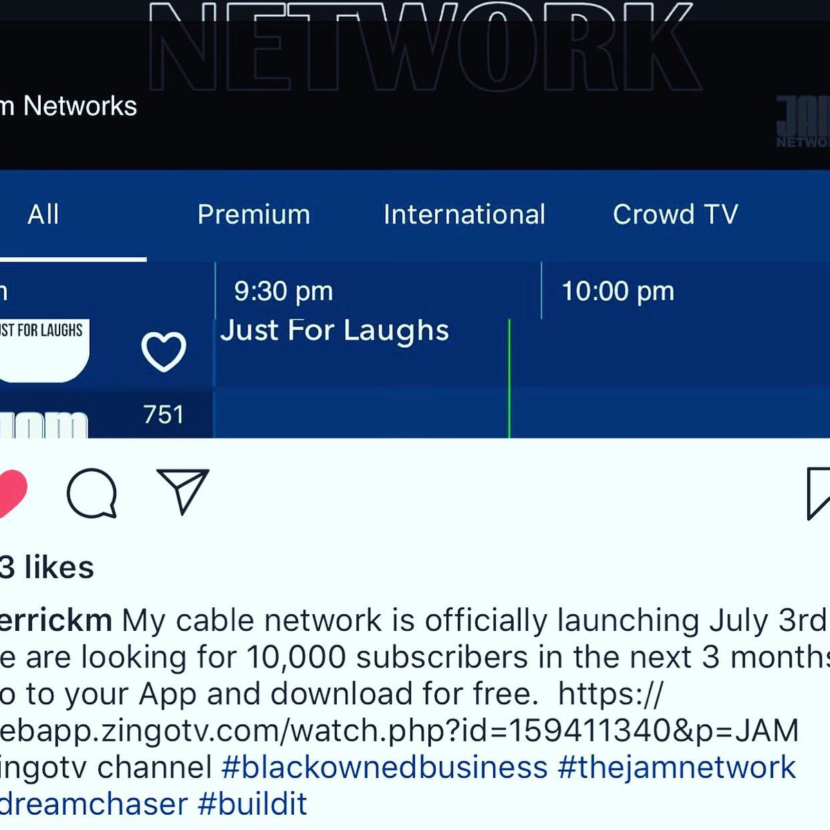 DillardVicki's tweet photo. CABLE #BLACKOWNED #JamNetwork is ready to take the 🌍 by storm! ❌❌I’ll be featured on it late summer, each week❗️💃🏾🤸🏾‍♂️❌❌👇🏿Download the FREE APP &amp; subscribe NOW‼️#SomebodyTalkBLACK2Me #thevickishow 🌍🖤🔨 📺 #blackgoddessriding 🧲 🌾🌹☄️⭐️💫⚡️#vickidillard https://t.co/fO69kyP2Ze
