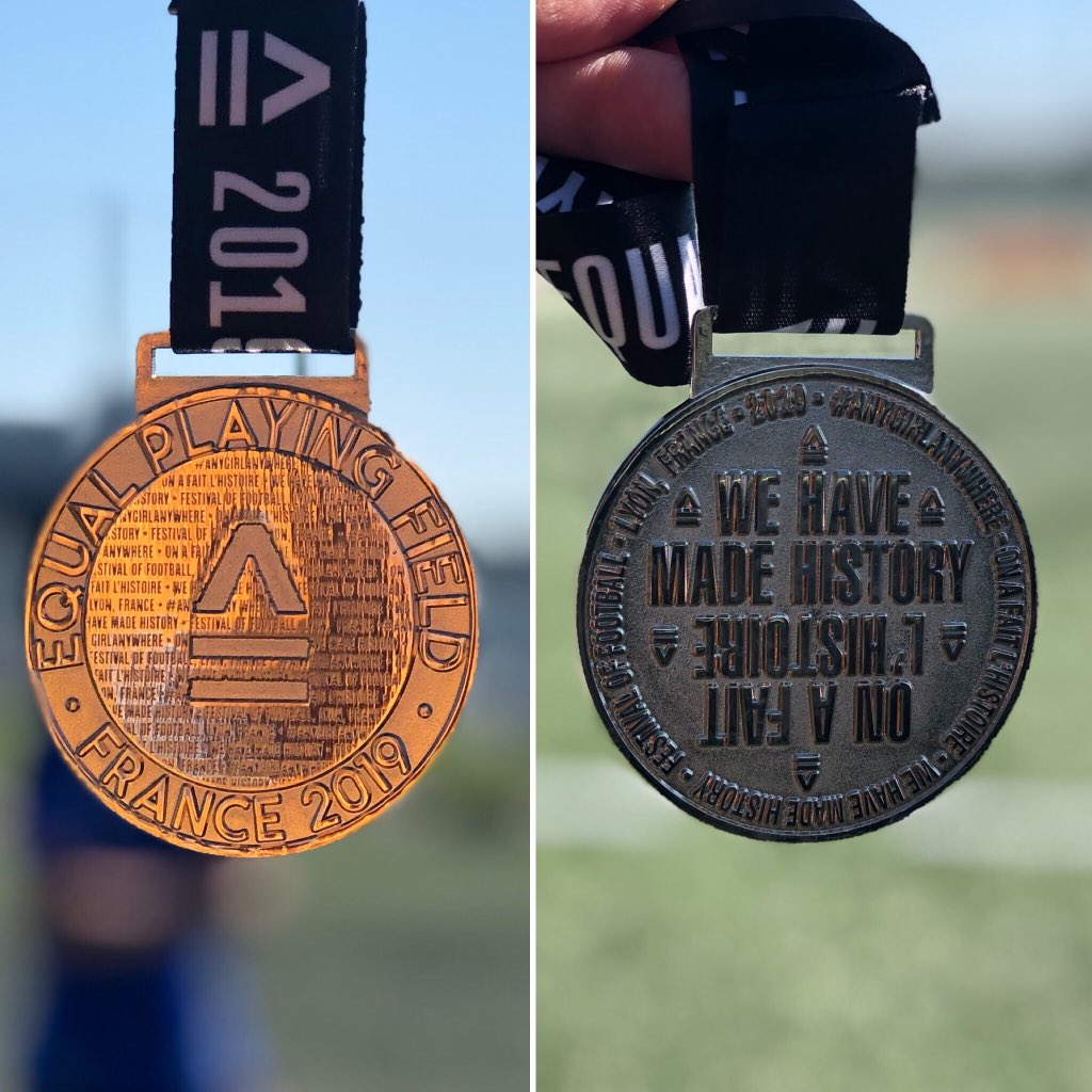 Randa_Darwish's tweet photo. #AnyGirlAnyWhere should have the opportunity to play! Another #GWR attempt with participants from more than 65 countries, ages 5 &amp; older coming together in #Lyon to make history in the aim of an equal playing field! #JordanQuest #EqualPlayingField https://t.co/V4nNoZaVZg