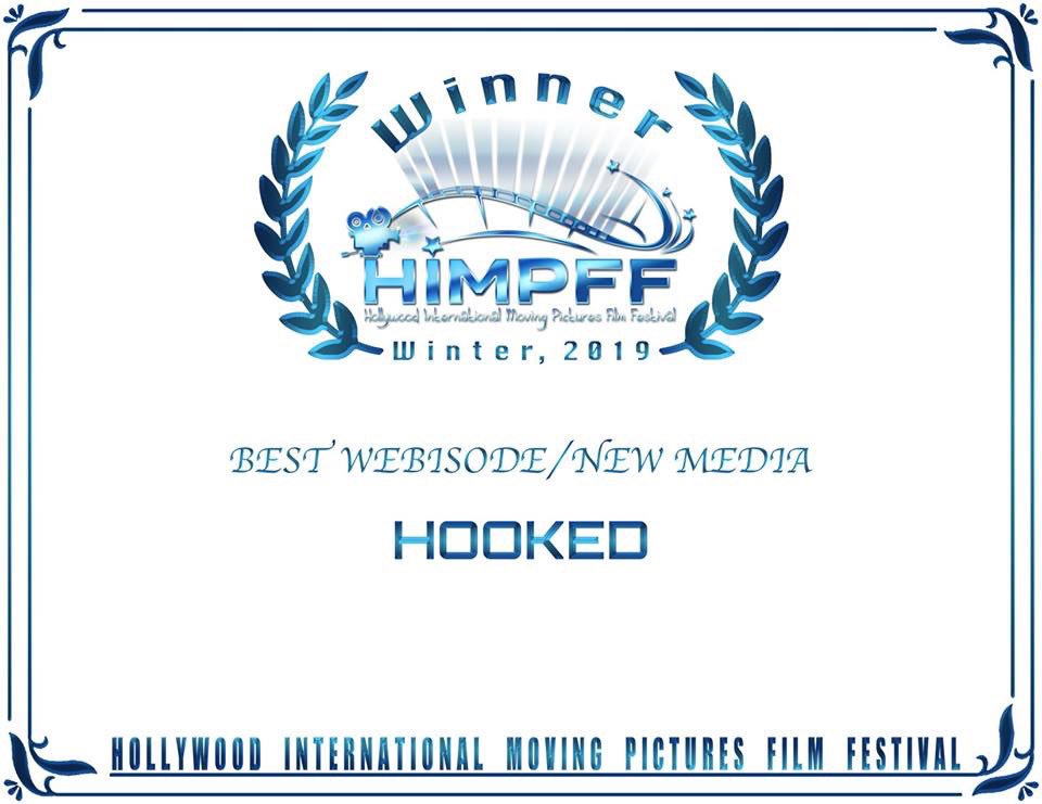 hooked2019's tweet photo. Yesss, we did it again! We won BEST WEBISODE/ New Media #award at #HIMPFF. Thank you everyone who believed in us!
#HookedShow
#Weberies
#indiefilm https://t.co/Btbghnb7Rd