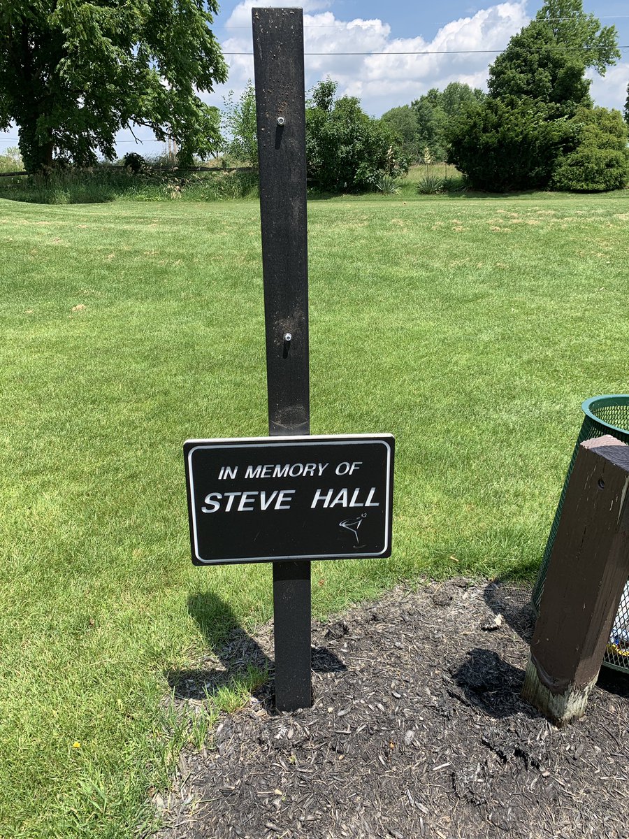 scottreeves311's tweet photo. Wow! An incredible and pleasantly unexpected sight on hole 18 at Blackhawk Golf Course. Had my best drive of the day. #HallStrong #SteveHall https://t.co/Dk6PmDGmAu