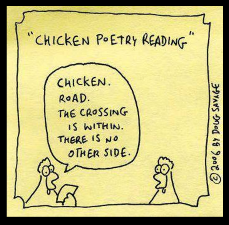 Consider8Cahoot's tweet photo. .@RussellBennetts @_donald_dunbar @QueenMobs #Poetry #Chicken
#ChickenPoem https://t.co/dPUclkKEiU