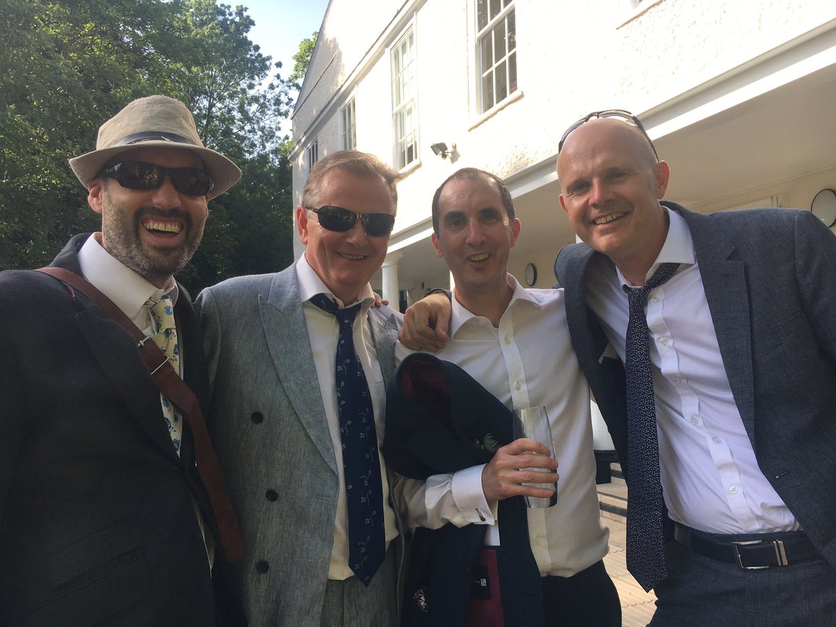 HighgateTennis's tweet photo. Congrats to @HighgateTennis member @HighgatePaul1 on his wedding day... looking a bit John Mc in that photo Paul! https://t.co/yMGZ6vMZcn