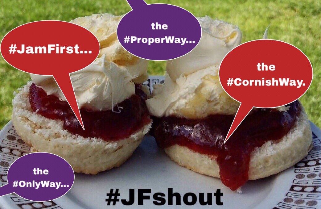 Jam_First's tweet photo. We are @jam_first #JamFirst #TeamJamFirst #Cornwall. #JFshout. https://t.co/y4elkSHAOd