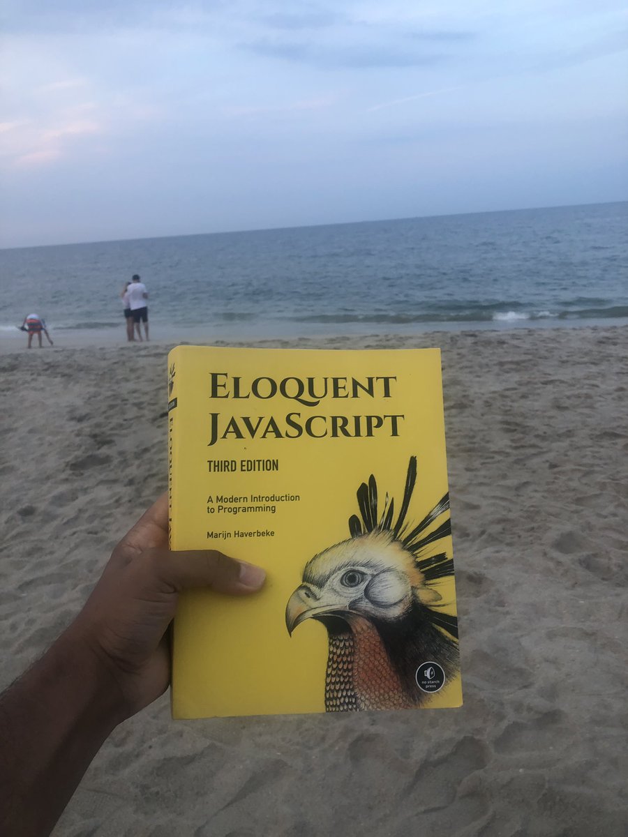 steven1paulino's tweet image. #eloquentjavascript #onthebeach