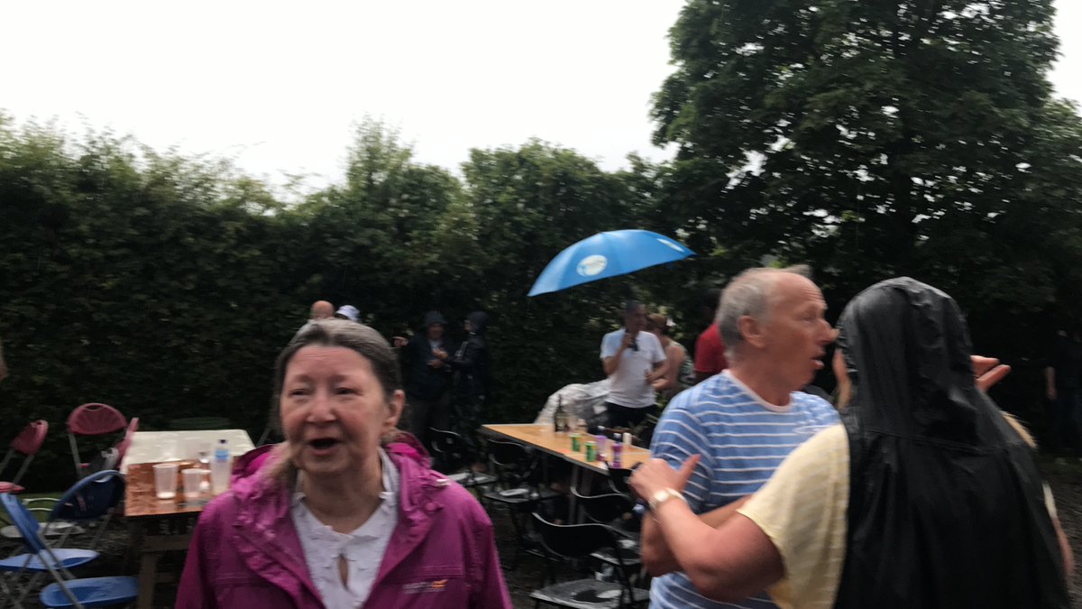 CllrNormanWork's tweet photo. Despite a thunderstorm, having a great time @FerryBrewery #Ferryfest19 https://t.co/5UKb66KWkA