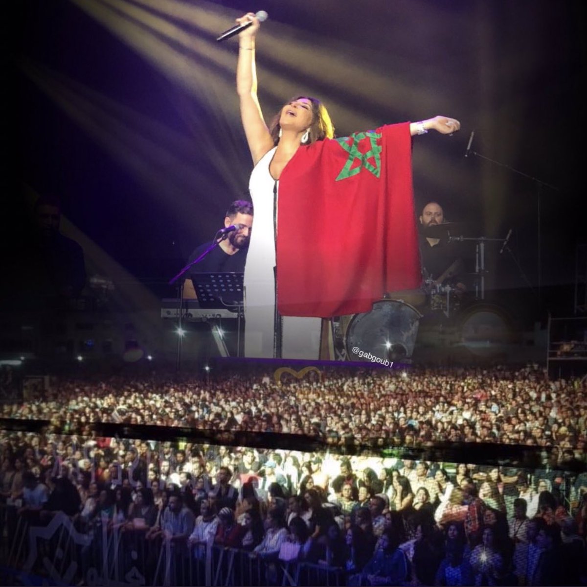 جمهور المغرب جمهور عالمي مختلف فكيف لا يحضر للمختلفه #إليسا  العالمي للعالميه فخر الاغنيه العربيه واحساسها <a href="/elissakh/">Elissa</a>  🌹👑 بيلبق لج النجاح وانا افتخر بك وبصوتك واحساسك