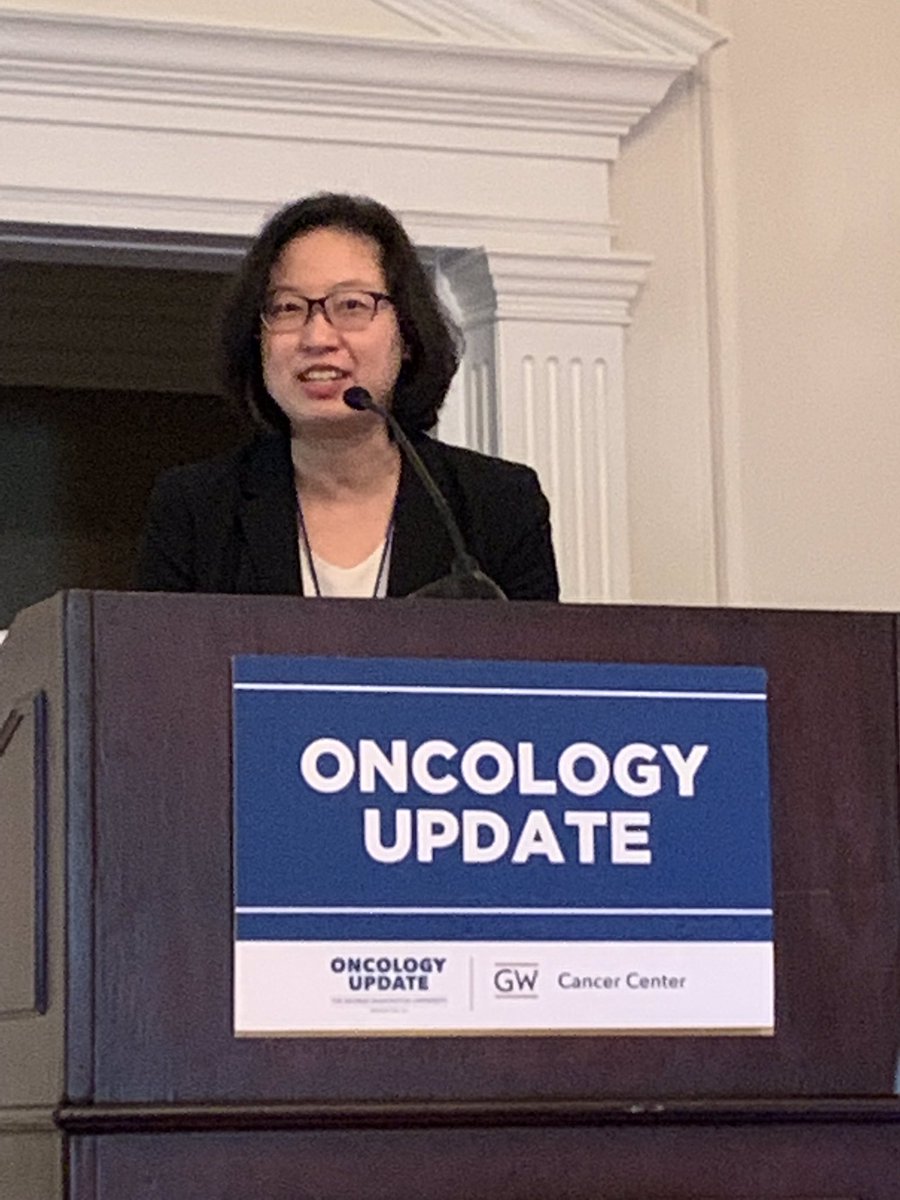 Jeanny Aragon-Ching, MD discusses #urologiccancer at GW #oncupdate19  #womeninmedicine #oncology <a href="/GWSMHS/">GW SMHS</a>  <a href="/InovaHealth/">Inova</a>