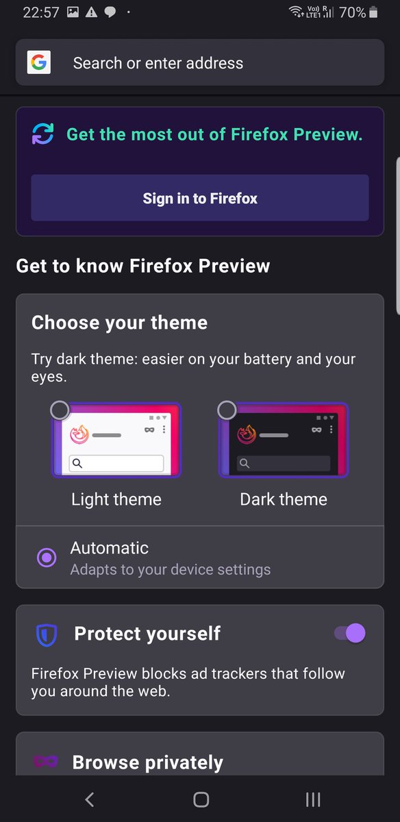 stufflistings's tweet image. (This, however, can be done in Chrome as well)
4. Browsing anonymously is set by default.
5. All the permissions are at the front end within the app itself.
#firefox #firefoxpreview
