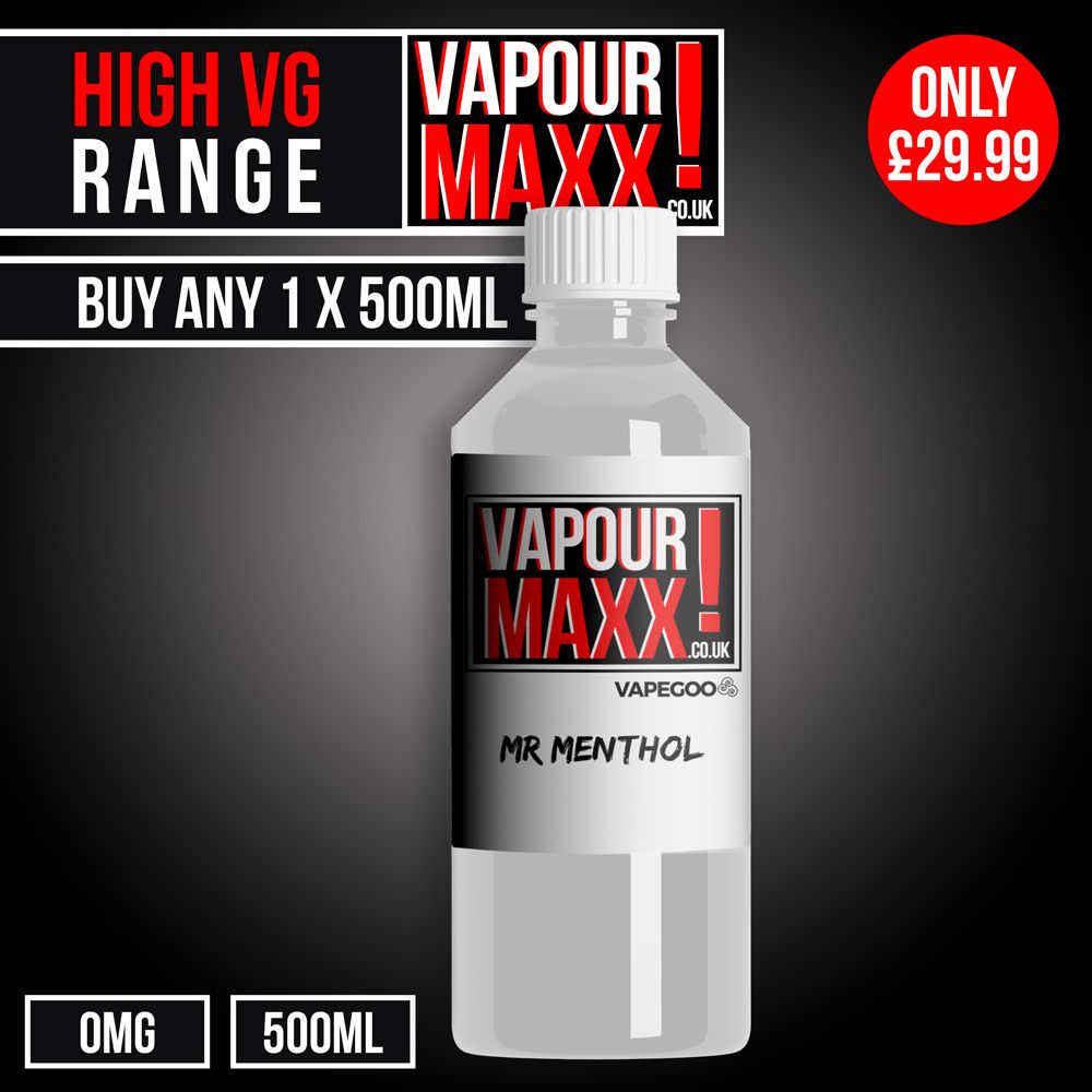 🔥 SAVE £5....
❌ WAS FROM: £29.99
✅ NOW FROM ONLY: £24.99 Delivered!
250ml and 500ml Now Available in 0mg, 3mg and 6mg
Vapour Maxx Now Available in 250ml and 500ml Sizes Also in 0mg, 3mg and 6mg!

➡️ Don't Miss Out: vapegoo.co.uk

#vape #eliquid #vapeuk