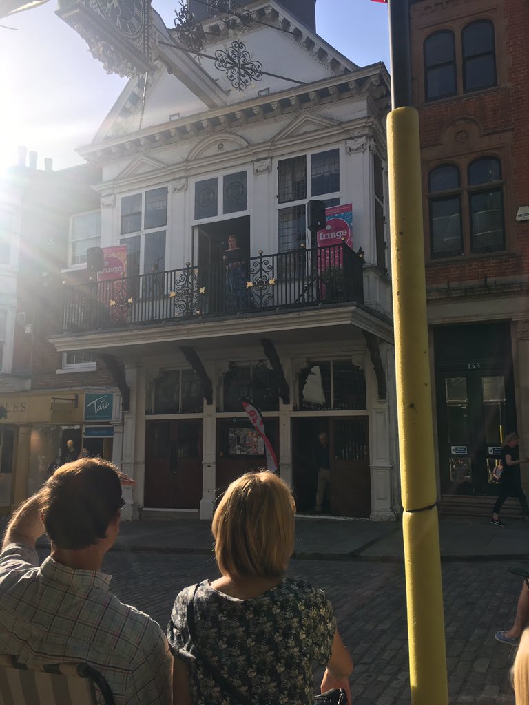 #freeFringe #opera from the balcony of the iconic #Guildhall @GuildfordFringe