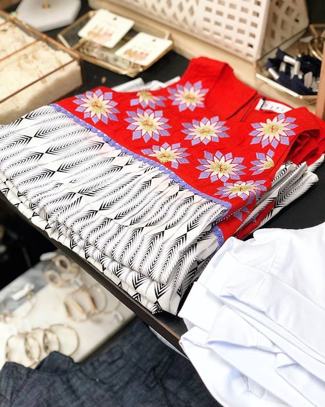 Groovys's tweet image. The prettiest little embroidered tank by @thmlclothing ❤️ Available at our Rockwall store! ift.tt/2YmPOEC