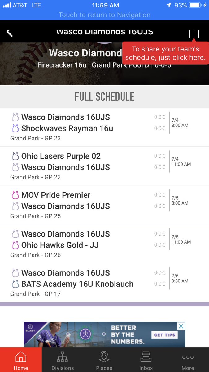 16u_js's tweet photo. We’re staying semi local this week- at least in the Midwest!  We’ll be lighting it up in Indy beginning July 4th at the 2019 Midwest Firecracker Exposure/Tournament!  Our schedule is below and the address to Grand Park fields is
200 E. 186th St. A
Westfield, IN https://t.co/x7mpS5Wlf2