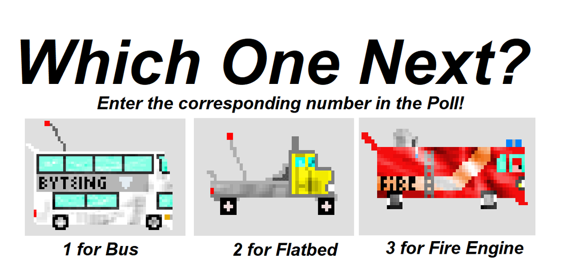 byteing's tweet photo. #Byteing are planning on adding another type of RC vehicle, and rather than go for a third car, we want you to chose the next #RubbishRC vehicle! Please enter your favourite design in the separate poll! #TellByteing https://t.co/ab7Ur2mbSN