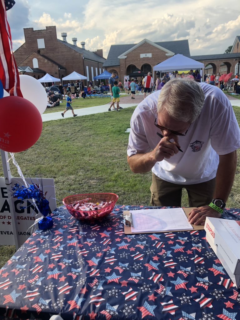 presmelb's tweet photo. It is a great day to support Steve Adragna for #VADelegate! #VA42 #LeadRight https://t.co/Kc4ui45Ucr