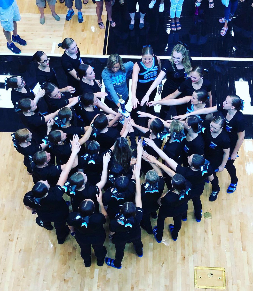 stevensonpom's tweet photo. SHSVP is excited and honored to be coming home from camp as GRAND CHAMPS! For our performances this week, we received a first place in kickline, a first place in speed learning, and a first place in our original routine ๐โจ๐ฏโโ๏ธ #SHSVP #GrandChamps #MAPPcamp https://t.co/9C8CvnN2g7