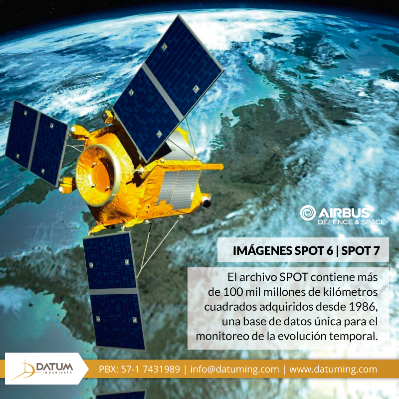 DatumIngenieria's tweet photo. Los primeros «gemelos» en la familia SPOT, SPOT 6 y SPOT 7 de Airbus Defence and Space, tienen fases de 180 grados, lo que permite una revisión al menos una vez al día en cualquier punto de la Tierra. Más información en https://t.co/qsR3o9P07U
#Spot6 #Spot7 #Spot #datum #Airbus https://t.co/uKVV2Mf7DK