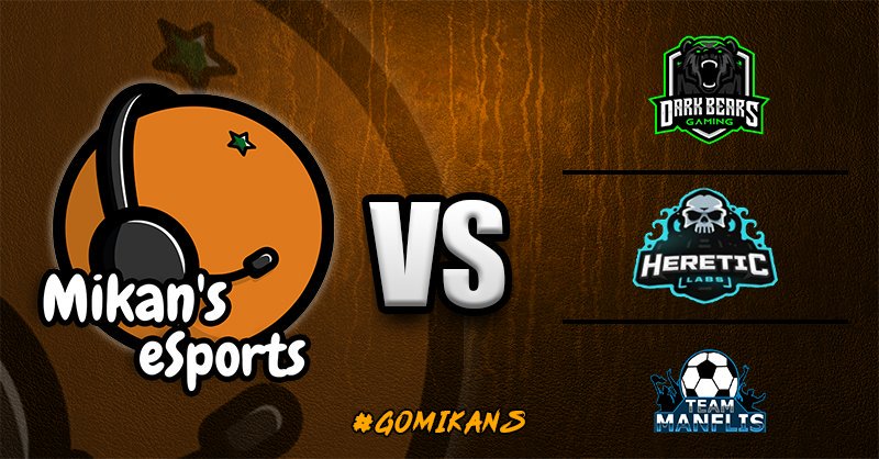 [#CR] Triple Jornada

🏆 <a href="/UnicornioLiga/">Liga Unicornio</a>
🆚 <a href="/DBG_GG/">Dark Bears Gaming</a>
🎮 RPL
➡ Fase de Grupos
➖➖➖➖➖➖➖
🏆 <a href="/CupNationsLatam/">Cup Nations Latam</a>
🆚 @HereticLabsCR
🎮 RPL
➡ Fase de Grupos

🏆 @DestinyGamingCR 
🆚 @ManflisC
🎮 RPL
➡ Fase de Grupos

#GoMikans🍊
