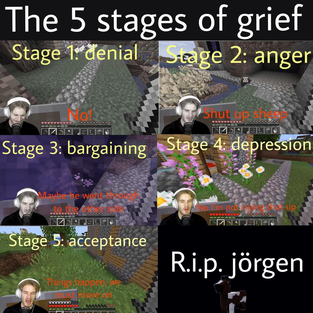 5 stages of grief http://bit.ly/2XDLJ1S.