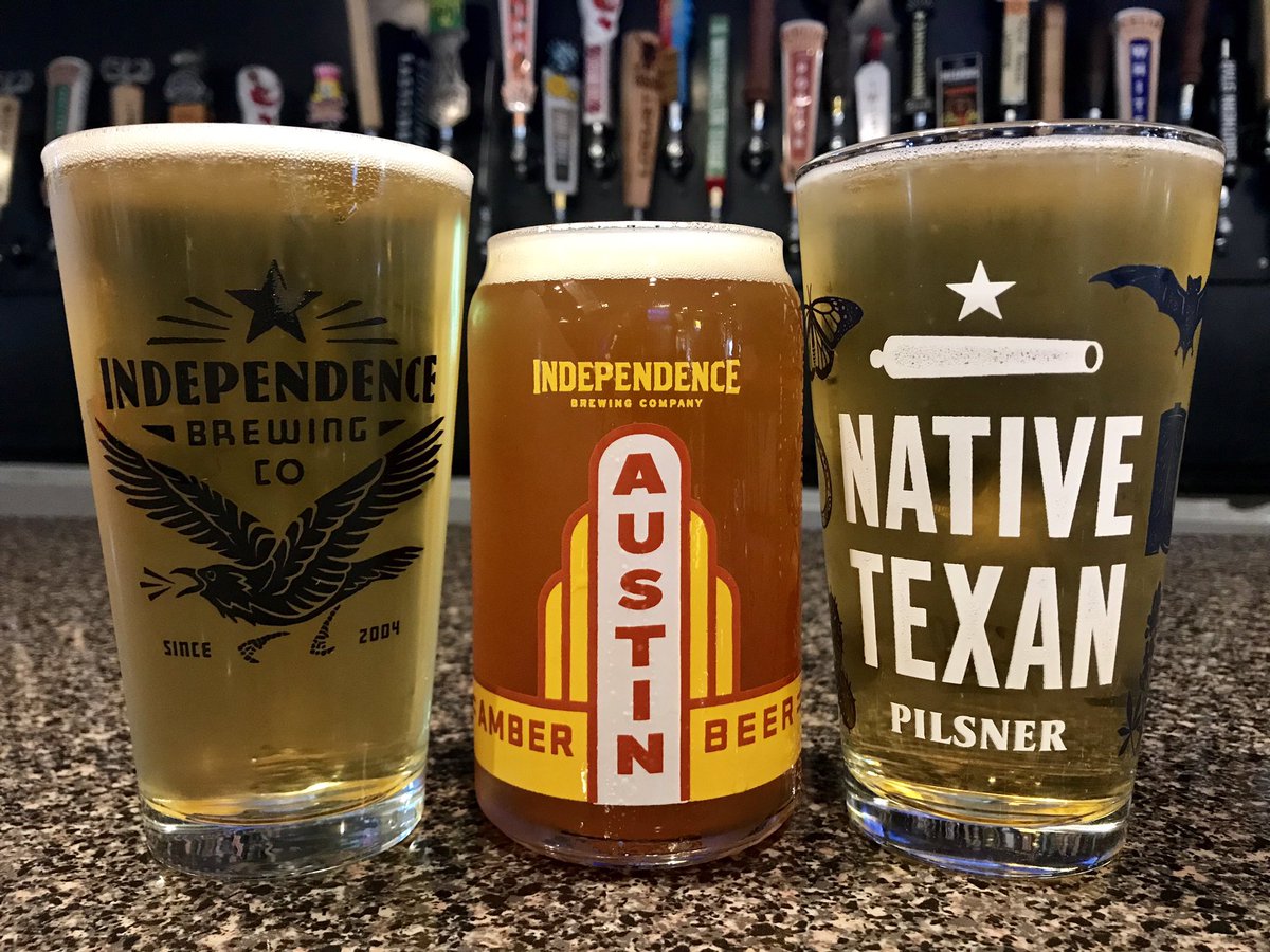 FREE PINT GLASS w/every Independence Brewery beer purchased. July 4th from 5pm - Midnight. Independence Beers on tap: Native Texan Pilsner, Austin Amber, Freak Power Blood Orange Hefeweizen, Redbud Cucumber Sour Berliner Weiss and Highboy Hawaiian Double IPA.  Open 12pm - 12am