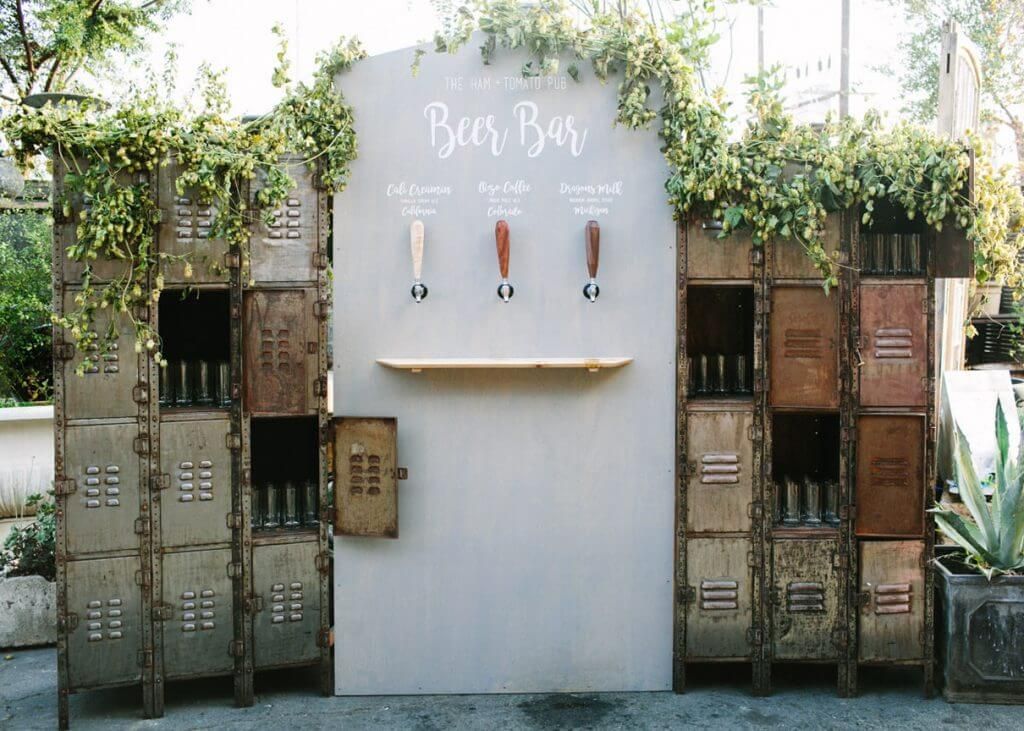 Here's some wedding bar inspiration for you, from <a href="/m_happymemories/">makehappymemories</a>. The industrial beer tap bar is just AMAZING! #weddings #weddingideas #weddingbar buff.ly/2vFcCmI