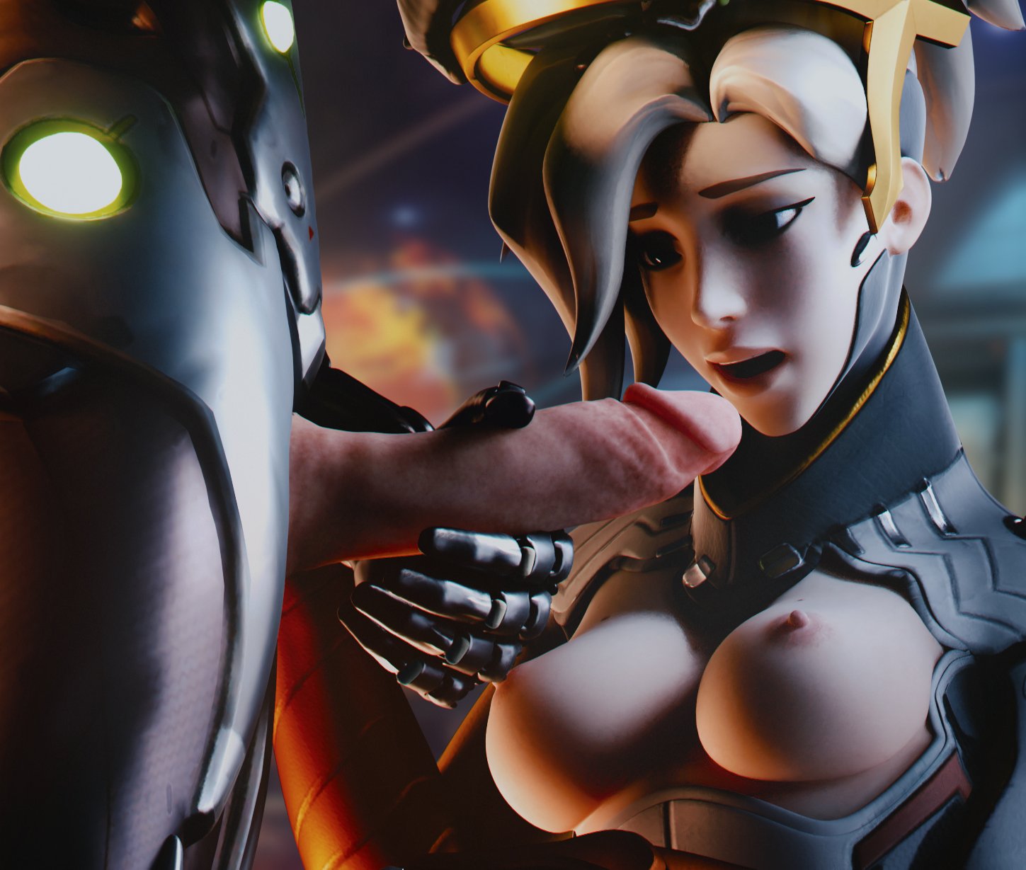 OverSexy.xyz on Twitter: "#Mercy and #Genji - https://t.co/D