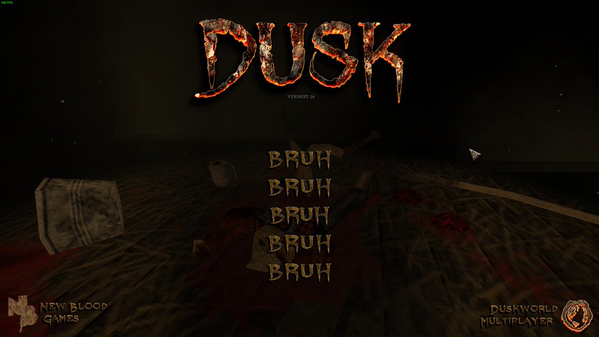 DUSKdev's tweet image. Also, localization support means that you can technically replace any text in the game with whatever you want.

Use your new power for good not evil plz