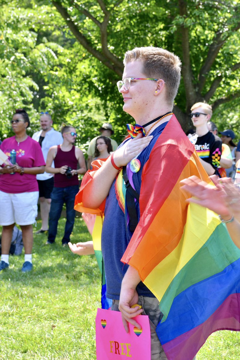 During PRIDE, we also honor members of the lesbian, gay, bisexual, transgender and queer+ communities all around the world and throughout our history. 
 
Thank you to PFLAG Howard County. And Howard County PRIDE for the celebration today. I am grateful for leaders like you.