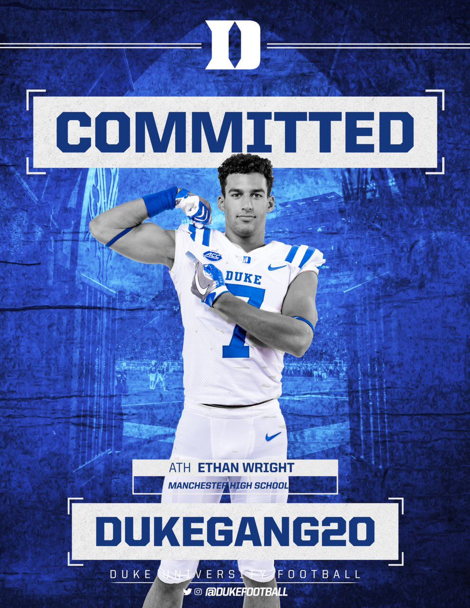 EthanWright_25's tweet photo. Thank you to my family, friends, and coaches. I am 100% committed to Duke University. https://t.co/6S2NeFD9qn