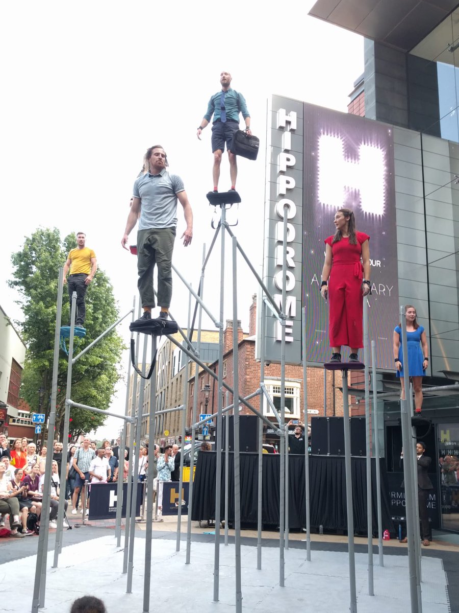 MotionhouseDT's tweet photo. Proud to be an associate company of the amazing @brumhippodrome and to perform on the evening of their 120th anniversary gala! What a milestone - congrats to all! Thanks to everyone who came out earlier to watch! https://t.co/NBczl2YGS1