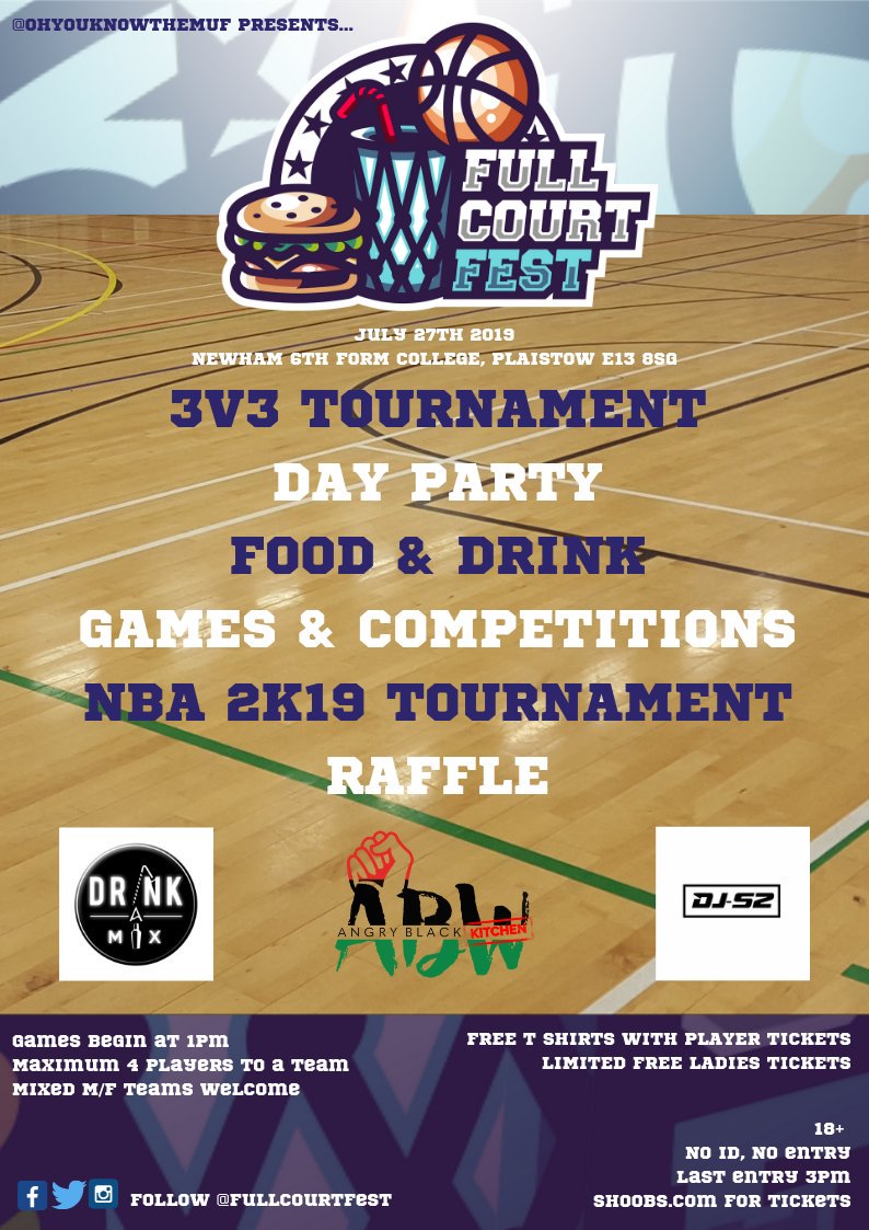 FullCourtFest's tweet photo. So Ovie Soko has women all over the TL wondering where the handsome basketball players have been hiding in London?

If only there was a day party which was guaranteed to have basketball players there! 🤔

Ticket link in bio... You know what to do 😁👌🏾 https://t.co/kCDe6k5nAC