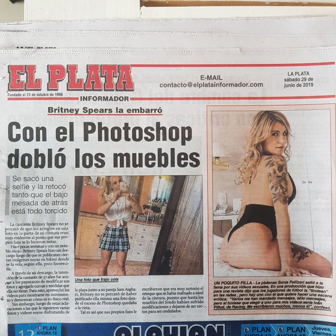 Te enteraste que saliste en el diario y ni te avisan ni preguntan si pueden publicarte 🤷🏼&zwj;♀️ Eso est&aacute;<a href="/tag/laplata"class="tags"><span>#laplata</span></a><a href="/tag/soniapellizzari"class="tags"><span>#soniapellizzari</span></a>