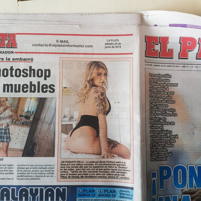 Te enteraste que saliste en el diario y ni te avisan ni preguntan si pueden publicarte 🤷🏼&zwj;♀️ Eso est&aacute;<a href="/tag/laplata"class="tags"><span>#laplata</span></a><a href="/tag/soniapellizzari"class="tags"><span>#soniapellizzari</span></a>