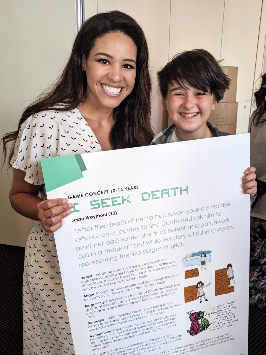 ElleOsiliWood's tweet image. Absolutely loved the BAFTA #YGD2019 awards - I was on the Game Concept final jury, and couldn't have been more excited to meet our incredible winners! Jesse Waymont &amp;amp; Elizabeth Orji-Smith (@lizzybutt) blew me away with their innovative, thoughtful concepts - remember those names!