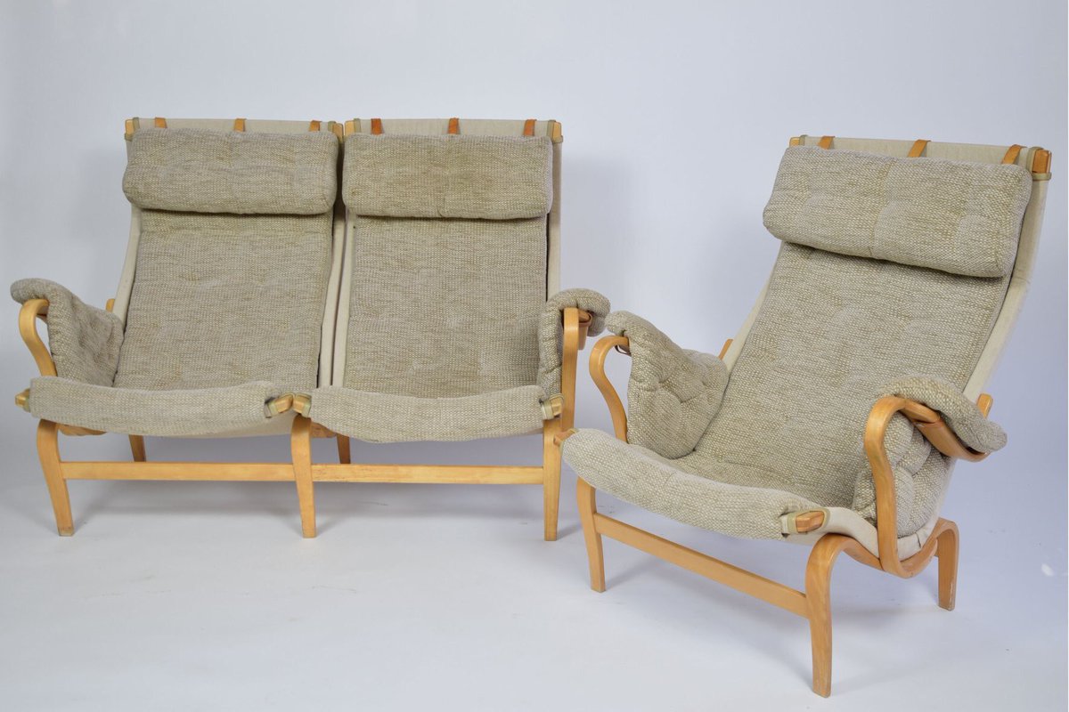 label_that's tweet photo. Bruno Mathssons Pernilla Settee with matching Chair, Sweden 1970s for DUX.

Check more items and pictures in our 1stdibs-gallery. Link in Bio. 

#thatlabel #vintage #midcentury #scandinavian #atticfind #1stdibs #bruno_mathsson #pernilla #dux #molded_birch #goodcondition https://t.co/SR2UKawr9u