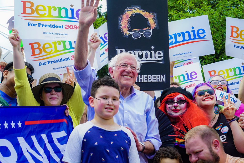 Vermont Senator Bernie Sanders appears 