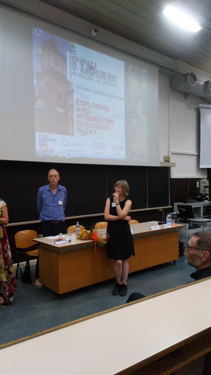 ICATA7's tweet photo. #ICATAconf2019 coming to a close
Many thanks to all who organised this wonderful event... We have been challenged on many levels, from the philosophical to the neuroscientific, leaving, confident that #CognitiveAnalyticTherapy can be a part of the dialogue - & #HowtobeBoth https://t.co/KHenOhX22c