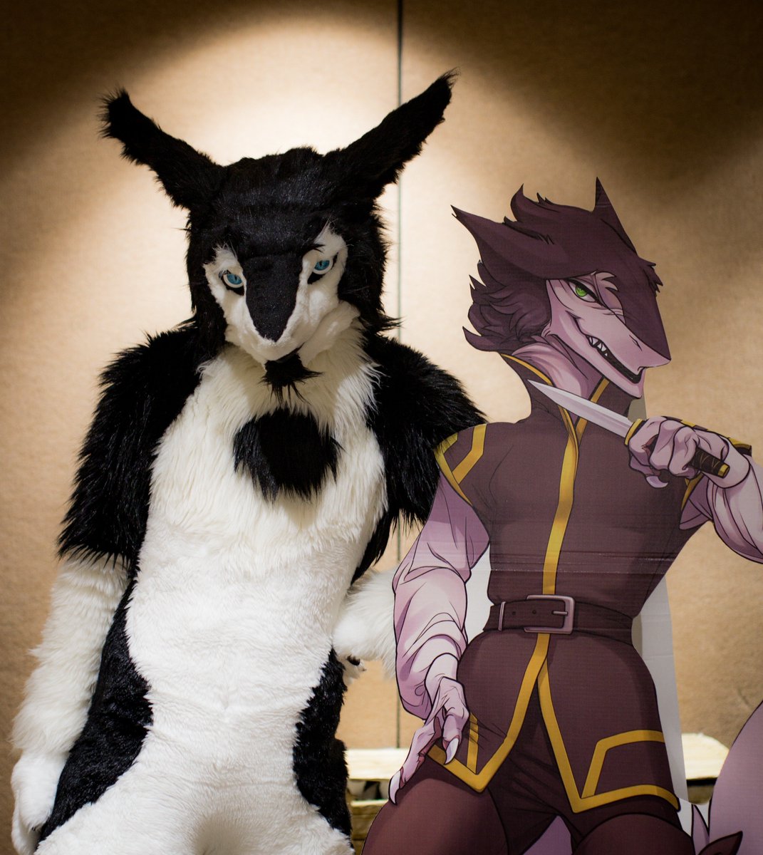 wolflumin's tweet photo. Double the fun with @RayEtherna's standee at BLFC! #SergalSaturday
📷=@FlinkBG https://t.co/srT9Uobo5X