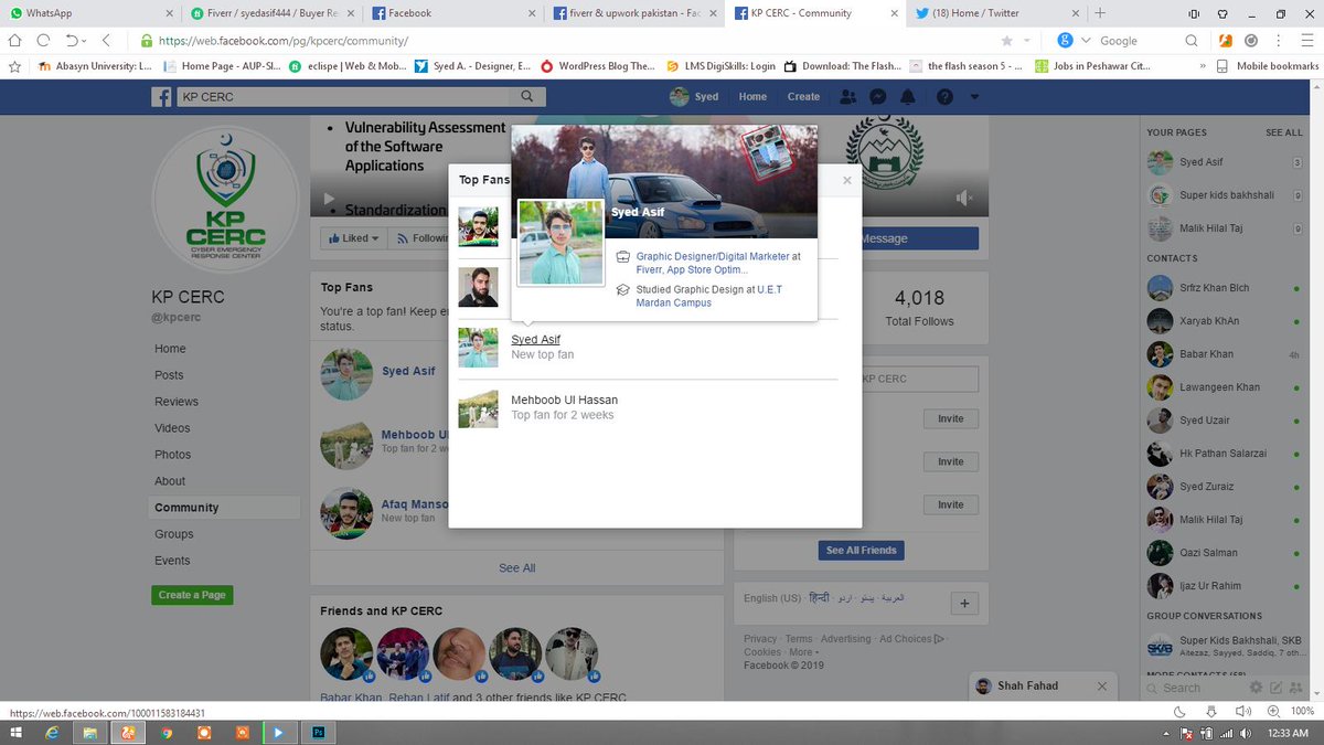 syedmaasif's tweet photo. Me => Graphic Designer
      => App Store Optimizer
      => Social Media Marketer and Manager
Contact:
https://t.co/u79fI3WoIU
syedasifkpyep@gmail.com
https://t.co/egUXPJU36x

#Top_Fan at #KPCERC.....
#DigitalMarketing #GraphicDesigner 
#Thanks #kpitb #kpcerc #kpyep #Pakistan https://t.co/G6e9Ojo2yh