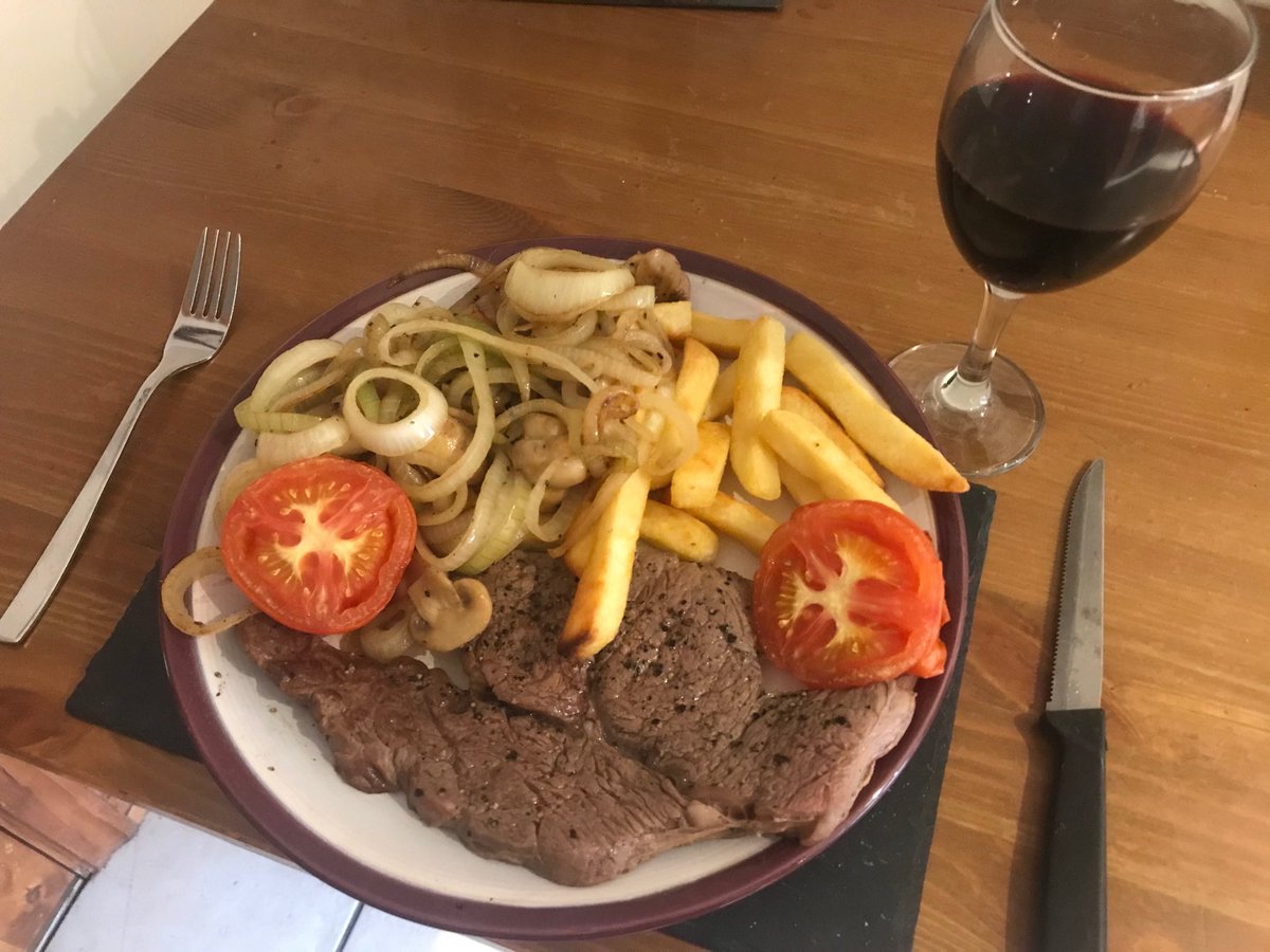 StuartApp's tweet image. Feel a bit guilty, Mrs A walking National 3 Peaks for charity and I’m tucking into this!