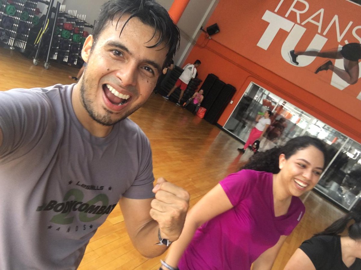 franchesco2505's tweet photo. La pasamos muy bacano tribu norte #bodycombatclass @ClubBODYTECH https://t.co/WFqEdbcYYK