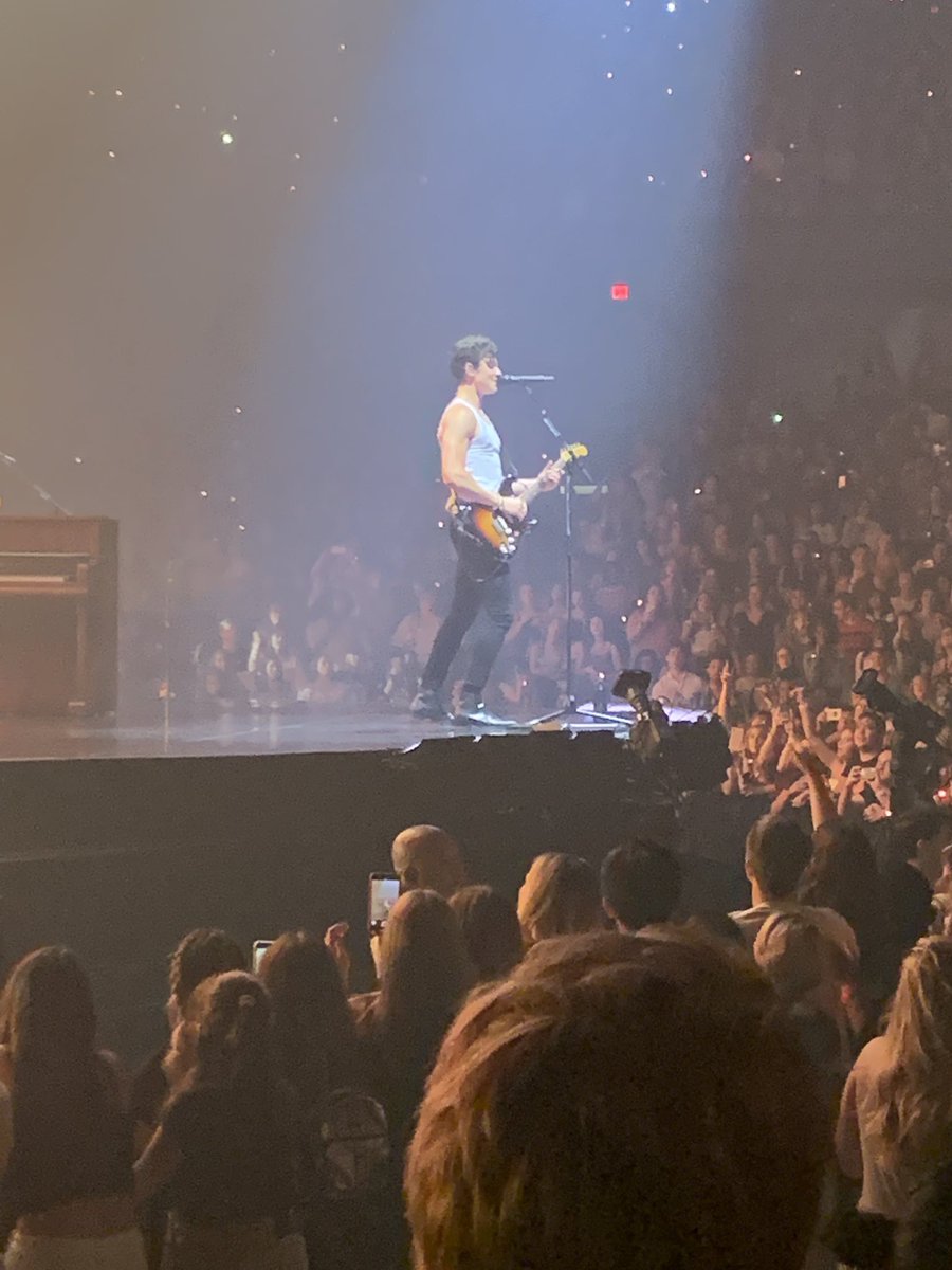 Salsi105's tweet photo. Last night was a dream. #istillcantbelieveit #nobodypinchme @ShawnMendes #ShawnMendesTheTourChicago #night2 https://t.co/ZfpCAIe3vN