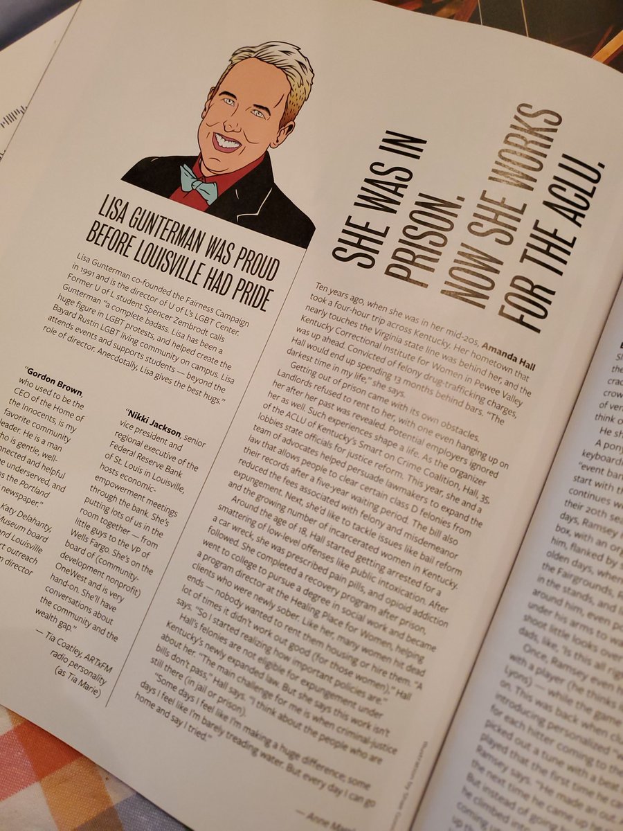 ACLUofKY's tweet photo. Don't miss @LouisvilleMag #BestofLou edition! We're very proud our #smartjustice Field Organizer @amandahall33 is featured. She's not only #bestoflou she's #bestofky! https://t.co/loqLAnYKva