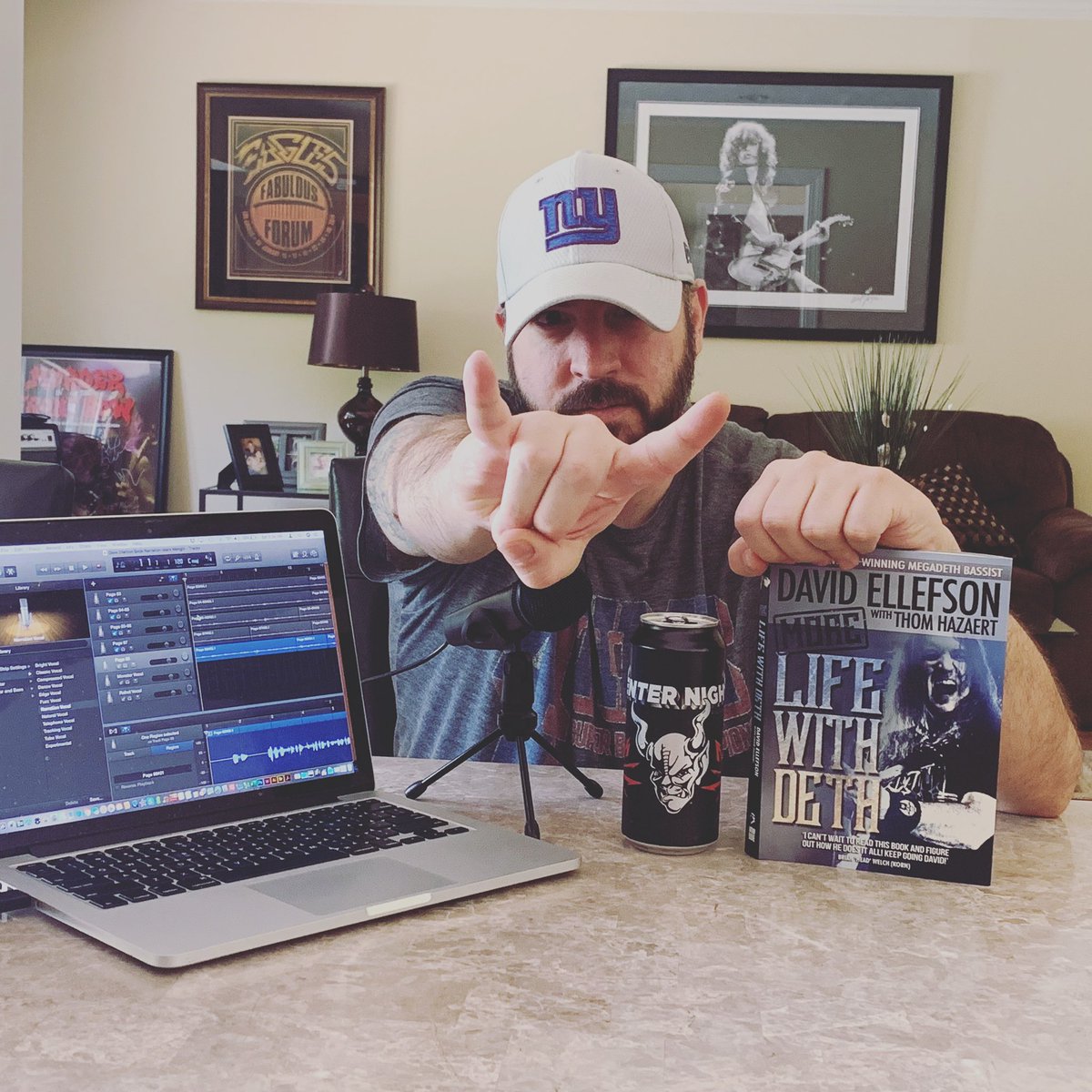Mark Menghi (@markmenghi) on Twitter photo Tracking vocals today 😂😂 (recording my horrendous voice/contribution) for <a href="/ellefsondavid/">David Ellefson</a> book “More Life With Death” great book filled with MM branded comedy. Be on the look out for the audio book... or buy the book and read the physical product! #metalallegiance Tracking vocals today 😂😂 (recording my horrendous voice/contribution) for <a href="/ellefsondavid/">David Ellefson</a> book “More Life With Death” great book filled with MM branded comedy. Be on the look out for the audio book... or buy the book and read the physical product! #metalallegiance