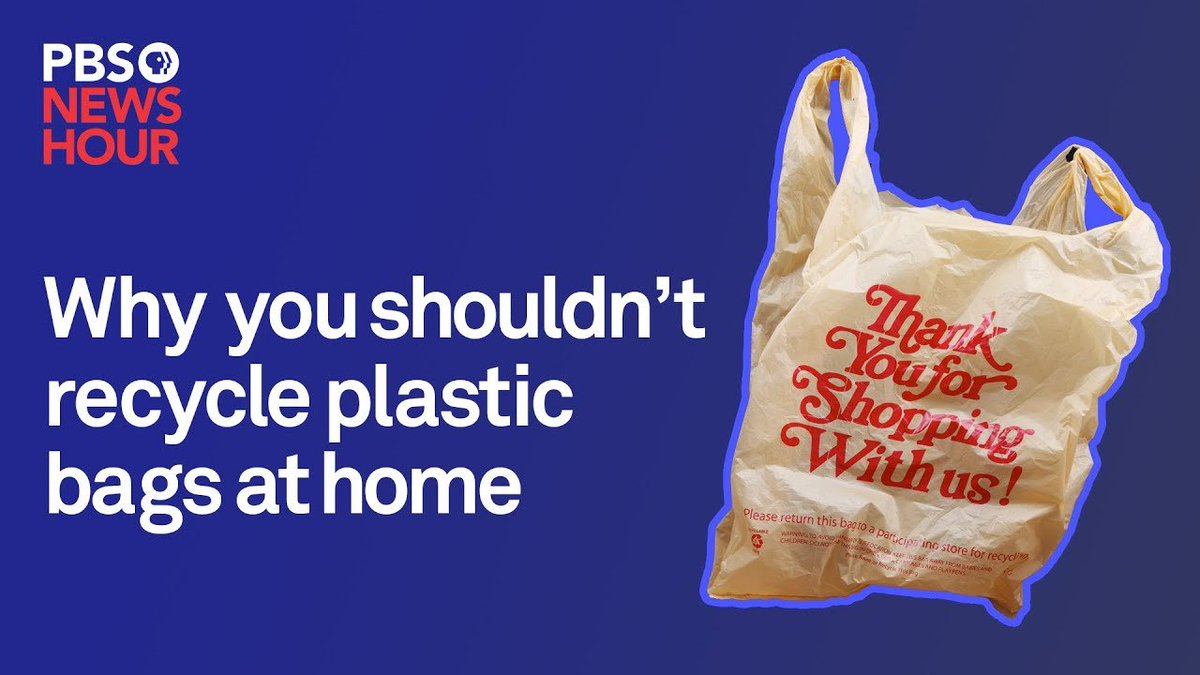 big blue plastic bags