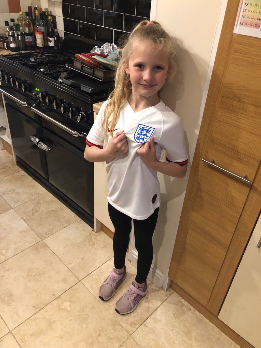 We are supporting the lionesses.  #comeonengland